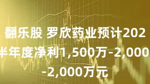 翻乐股 罗欣药业预计2025年半年度净利1,500万-2,000万元