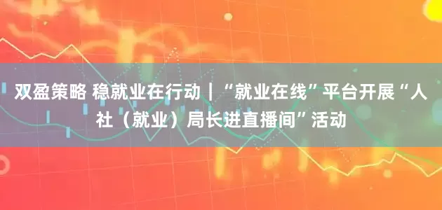 双盈策略 稳就业在行动｜“就业在线”平台开展“人社（就业）局长进直播间”活动
