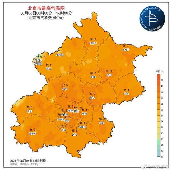 牛金所配资 北京今天超700个测站出现35℃及以上高温，海淀一地达41℃